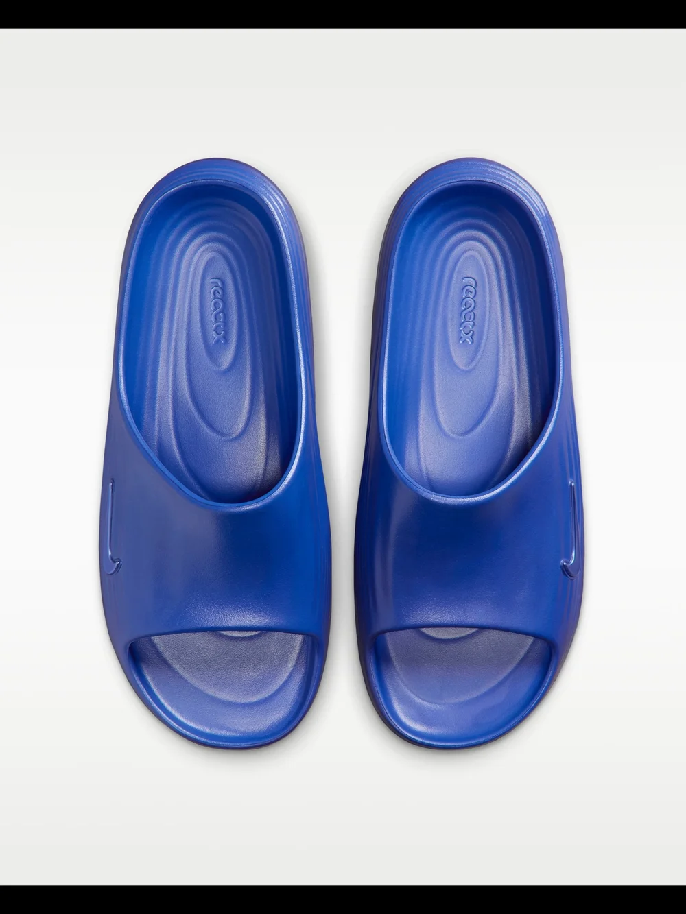 Nike Women's ReactX Rejuven8 Deep Royal Blue Slides Size 9